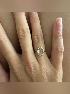 bluboho rose quartz mood ring